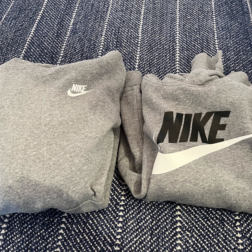 Nike Heather Gray Sweatshirt Duo